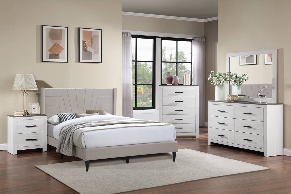 Upholstered Platform Bed