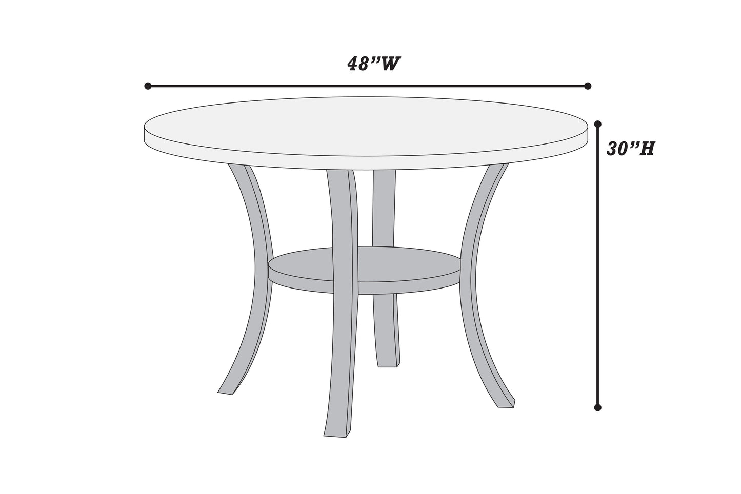 5-PC Dining Table Set