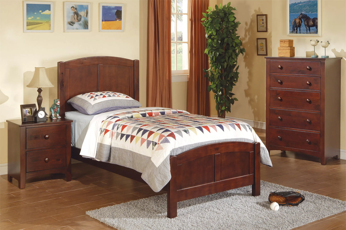 Twin Bed with Trundle