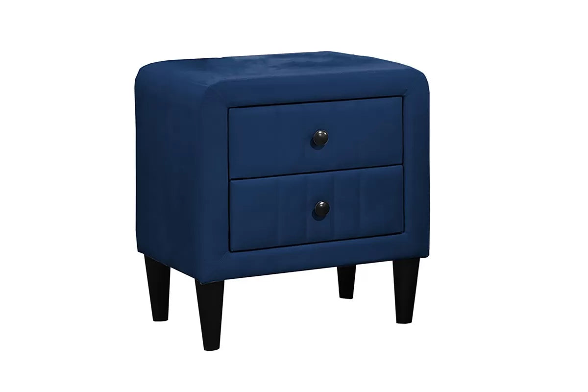 Velvet Upholstered Bed