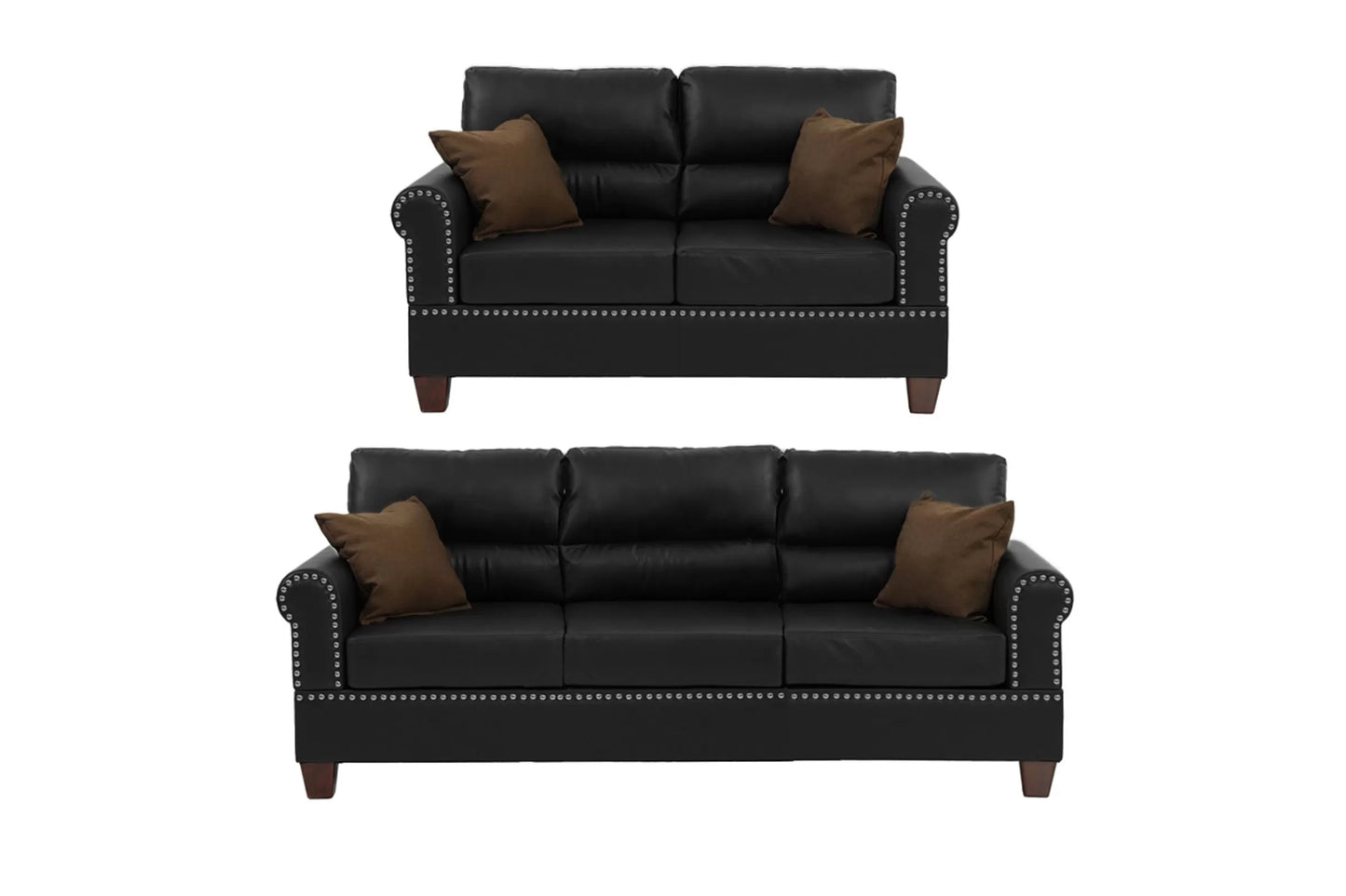 Elegant Comfort – 2-Piece Sofa Set