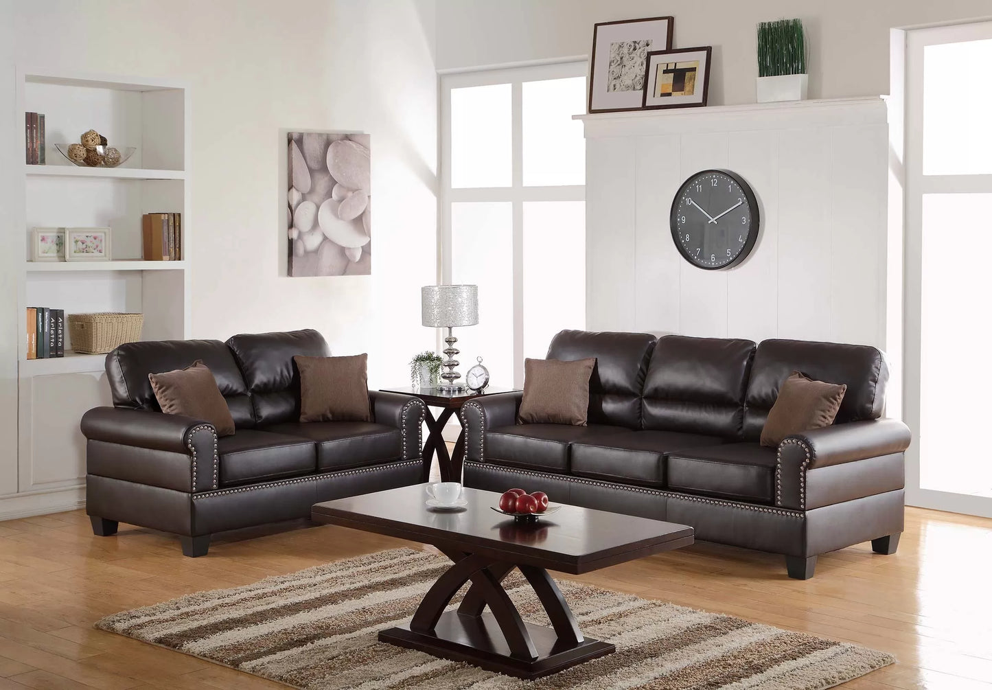 Elegant Comfort – 2-Piece Sofa Set
