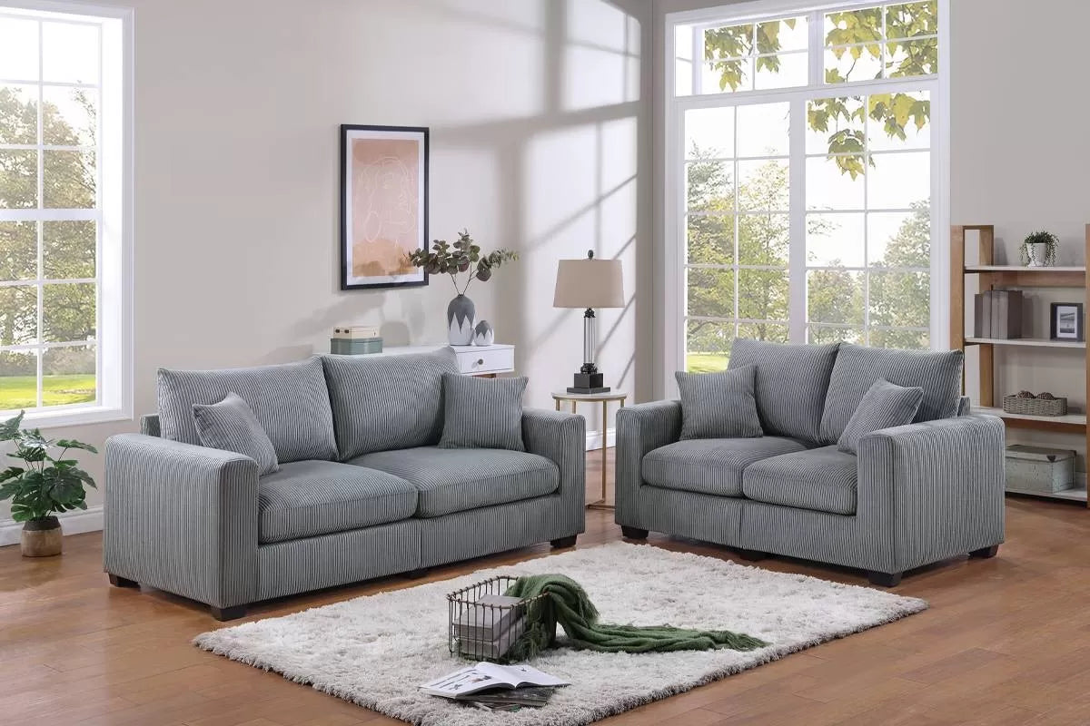 Cozy Harmony – Sofa & Loveseat Set