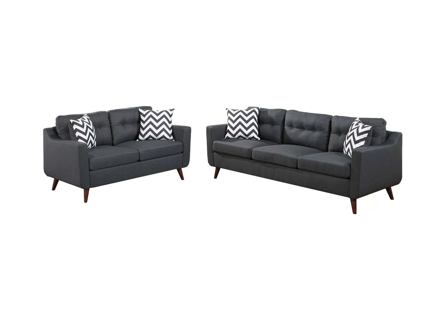 Effortless Style & Comfort – 2-Piece Sofa & Loveseat Set
