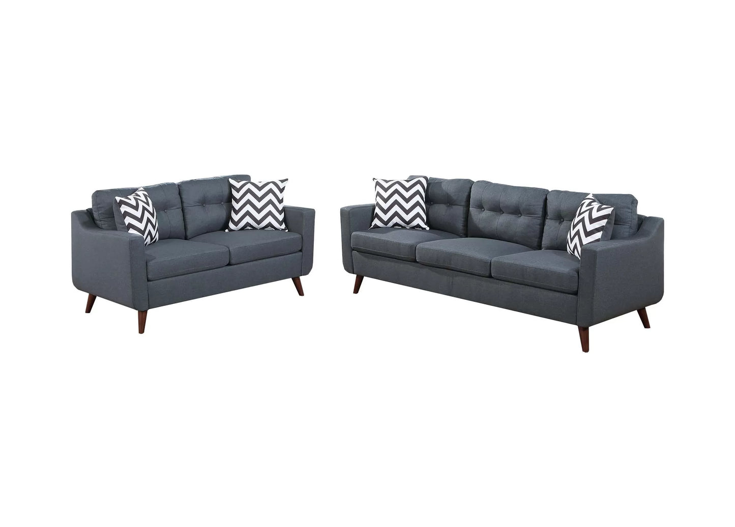 Effortless Style & Comfort – 2-Piece Sofa & Loveseat Set