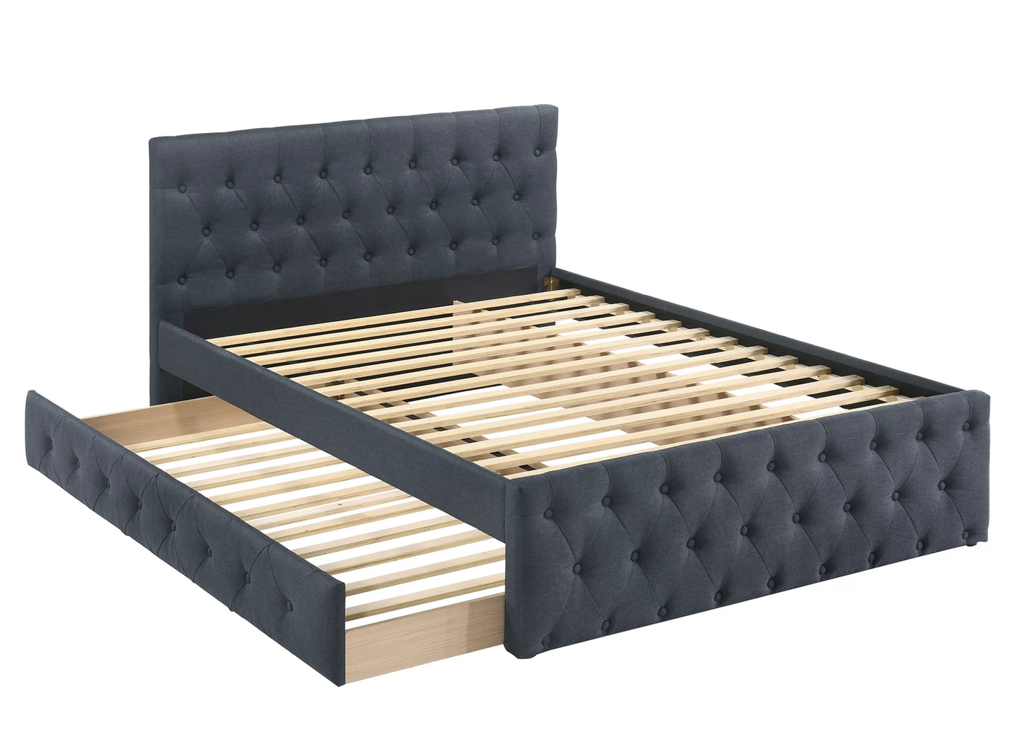 Bed Slats with Pull-Out Trundle