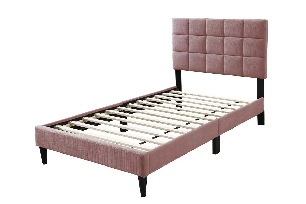 Velvet Upholstered Bed