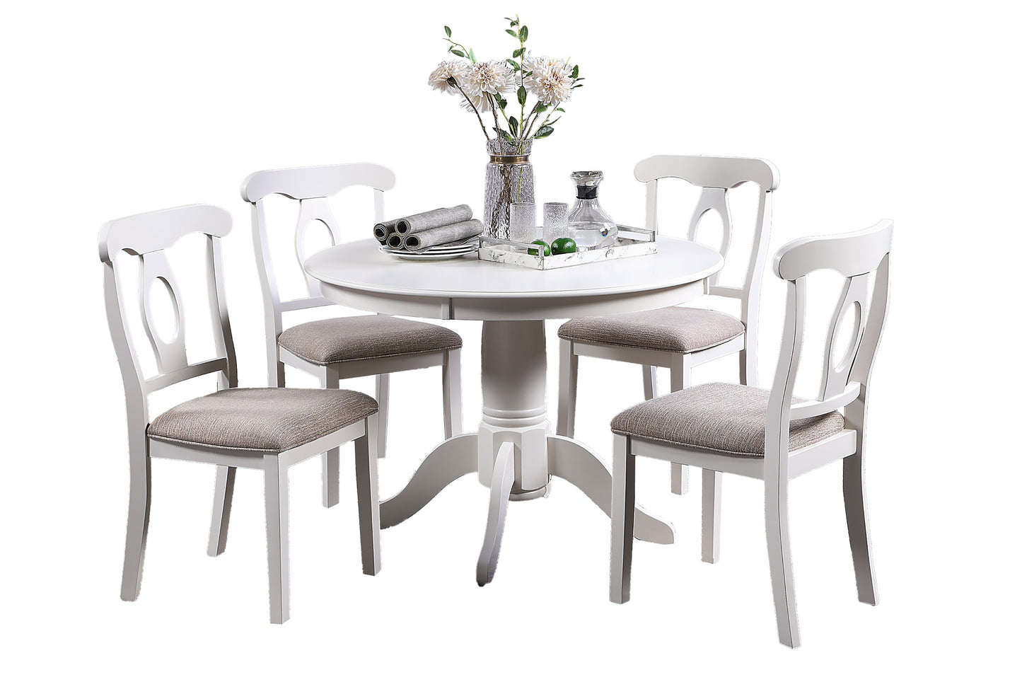 5-Piece Round Dining Set