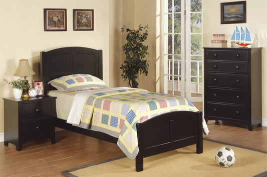Twin Bed with Trundle - Black
