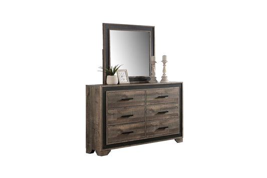 6 Drawer Dresser and Mirror