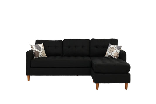 Reversible Sectional Set W/ 2 Accent Pillows