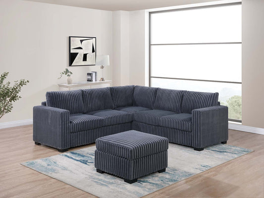 4-Piece Sectional Set W/ Ottoman