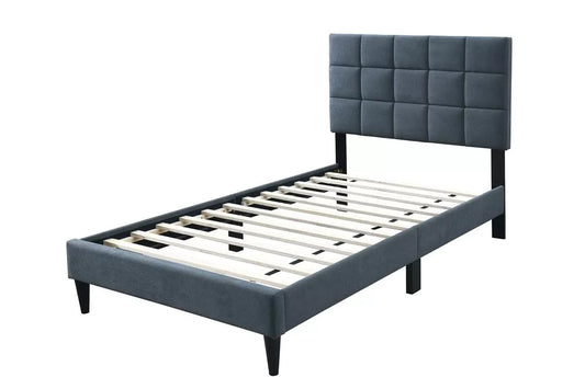 Velvet Upholstered Bed