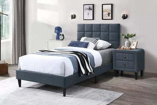 Velvet Upholstered Bed